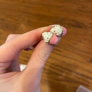 Betsey Johnson cupcake earrings